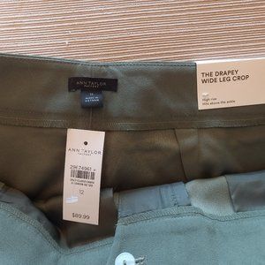 Wide Leg Crop Dress Pants